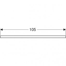 Стільниця Geberit One 105x3x47 см виріз праворуч ДСП горіх гікорі 505.324.00.6