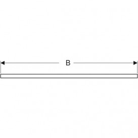 Стільниця Geberit One 120x3x47 см із подвійним вирізом ДСП лава матовий 505.335.00.3