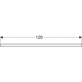 Стільниця Geberit One 120x3x47 см виріз праворуч ДСП дуб 505.325.00.5