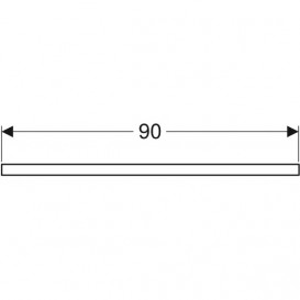 Стільниця Geberit One 90x3x47 см ДСП дуб 505.273.00.5