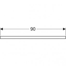 Столешница Geberit One 90x3x47 см вырез справа ДСП дуб 505.323.00.5