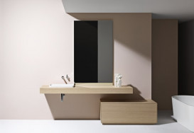 Столешница Laufen Boutique размер под заказ ЛДСП светлый дуб H4092201502501