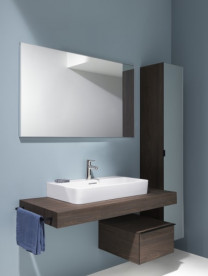 Столешница Laufen Space размер под заказ HPL темный вяз H4110901601031