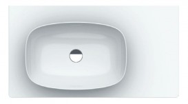 Столешница под раковину Catalano Green Lux 60 монтаж слева без отверстия для смесителя 100х54 см белая 1PC10C400