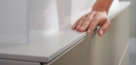 Столешница под раковину Hansgrohe Xevolos E 137х55 с 2 вырезами МДФ матовый белый 54207700