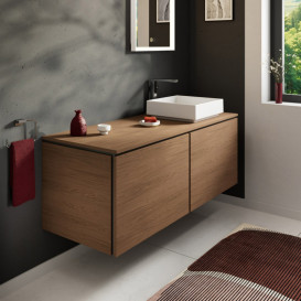 Столешница под раковину Hansgrohe Xilesa E 137,5х55 вырез справа ДСП дуб кашемир 54279550