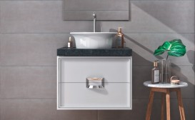 Стільниця під раковину Kerama Marazzi Canaletto 79,8 см Ріальто сірий темний лаппатірованний CN80.SG561102R