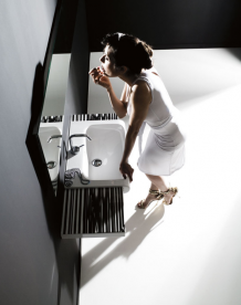 Столешница под раковину Kerasan Inka керамическая 22х35,5 см декор 1 341633