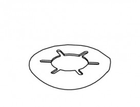 Стопорное кольцо центрального и упорного штифтов TECE 720096