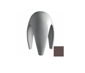 Стул дизайнерский Kerasan Artwork Moscardino бургундский матовый 470275