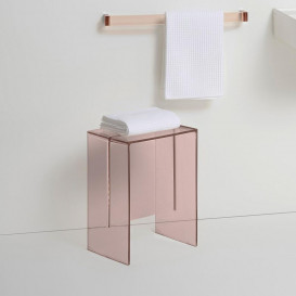 Стул для ванной Laufen Kartell пластик пудрово-розовый H3893300930001