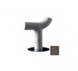 Стілець Kerasan Artwork Cow в комплекті з сталевим підставою бургундський матовий 4701K75