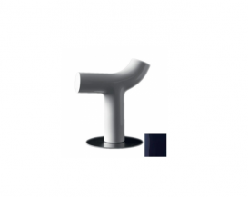 Стул Kerasan Artwork Cow в комплекте с стальным основанием голубой кобальт глянцевый 4701K77