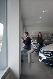 Стул Kerasan Artwork Cow в комплекте с стальным основанием коричневый орех 4701K81