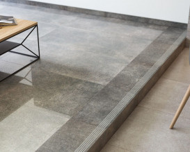 Сходинка Paradyz Riversand Grafit Stopnica Prosta Nacinana Mat. 29,8х59,8 см RN--298X598-1-RIVE.GTSP-M