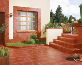 Ступень угловая с капиносом Paradyz Taurus Rosa Kapinos Stopnica Narozna 33х33 см Z---330X330-1-TAUR.ROKN