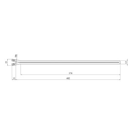 Сухий ТЕН для водонагрівача Kroner Flacher 800 Вт CV031627