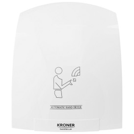 Сушарка для рук Kroner KRM Ulm-ACP0920 автоматична пластик білий CV022835