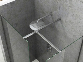 T-образное соединение для душевой кабины Ravak Walk-In металл полированный алюминий GWD01000C001