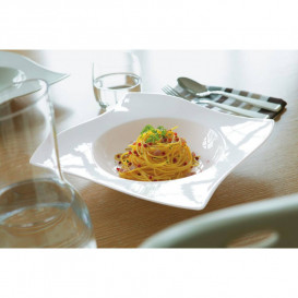 Тарелка для пасты Villeroy & Boch NewWave 28х28 см премиум фарфор белый 10-2525-2698