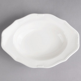 Тарелка глубокая овальная Villeroy & Boch La Scala 25.5х18.5 см белый 16-3318-2760