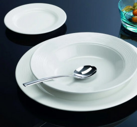 Тарелка круглая плоская Villeroy & Boch Sedona Function Ø24 см премиум фарфор белый 16-4003-2630