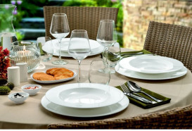 Тарілка кругла Villeroy & Boch Stella Hotel Ø29 см преміум фарфор білий 16-3272-2601