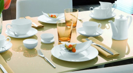 Тарілка кругла Villeroy & Boch Stella Hotel Ø24 см преміум фарфор білий 16-3272-2640