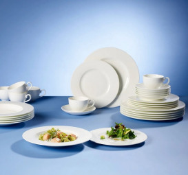 Тарілка кругла Villeroy & Boch Stella Hotel Ø16 см преміум фарфор білий 16-3272-2660