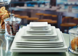 Тарелка квадратная плоская Villeroy & Boch Pi Carré 12х12 см премиум фарфор белый 16-3334-2190