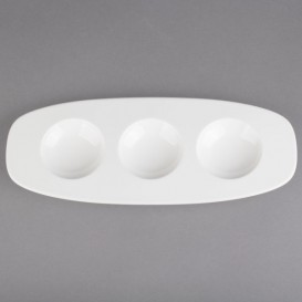 Tарілка овальна з розделенями Villeroy & Boch Affinity 30х12 см білий 16-4004-2778