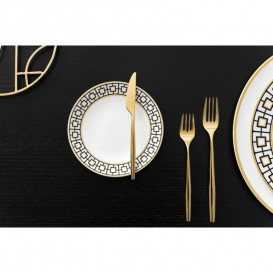 Тарелка плоская для хлеба Villeroy & Boch MetroChic 16 см белый/золото/черный 10-4652-2660