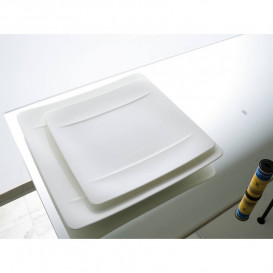 Тарілка плоска квадратна Villeroy & Boch Modern Grace 31 см білий 10-4510-2600