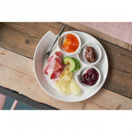 Тарілка плоска презентаційна Villeroy & Boch NewWave 30 см преміум фарфор білий 10-2525-2590