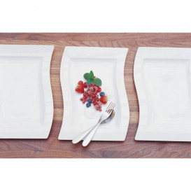 Тарілка плоска прямокутна Villeroy & Boch NewWave 33х24 см преміум фарфор білий 10-2525-2699