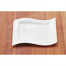 Тарілка плоска прямокутна Villeroy & Boch NewWave 33х24 см преміум фарфор білий 10-2525-2699