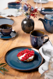 Тарелка плоская Villeroy & Boch Crafted Denim 21 см темно-синий 19-5168-2640