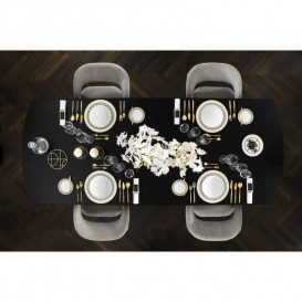 Тарілка плоска Villeroy & Boch MetroChic 27 см білий/золото/чорний 10-4652-2620