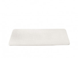 Тарілка прямокутна Villeroy & Boch The Rock 28х17 см преміум фарфор білий 16-4077-2772