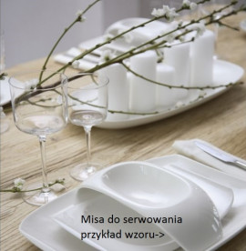 Тарілка Villeroy & Boch Urban Nature 37х14 см преміум фарфор білий 10-3452-6051