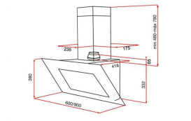 Витяжка TEKA DVT 60 HP WHITE 40483490