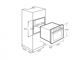  Духова шафа електрична TEKA HE 610 Colour Universo Чорний 41516213
