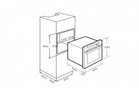 Духовой шкаф электрический Teka HE 610 Colour Universo Зеркальный 41516216