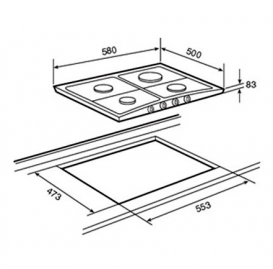 Варильна газова поверхня Teka EH 60 4G AI AL TR 40225051
