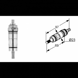 Термічні елементи для змішувачів Kludi Zenta 7447000-00