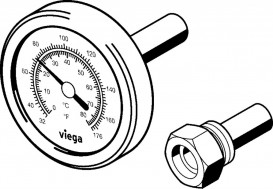 Термометр Viega Fonterra 1010.9 0–80°C 789626