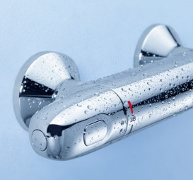 Термостат для душа Grohe Grohtherm 1000 быстросьемный двухвентильный хром 34550000