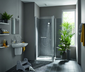 Термостат для душа Grohe Grohtherm 500 с душевым гарнитуром хром 34796000
