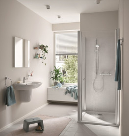 Термостат для душа Grohe QuickFix Precision Flow с душевым гарнитуром хром 34842000