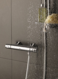 Термостат для душа Grohe QuickFix Precision Trend двухвентильный хром 34229002